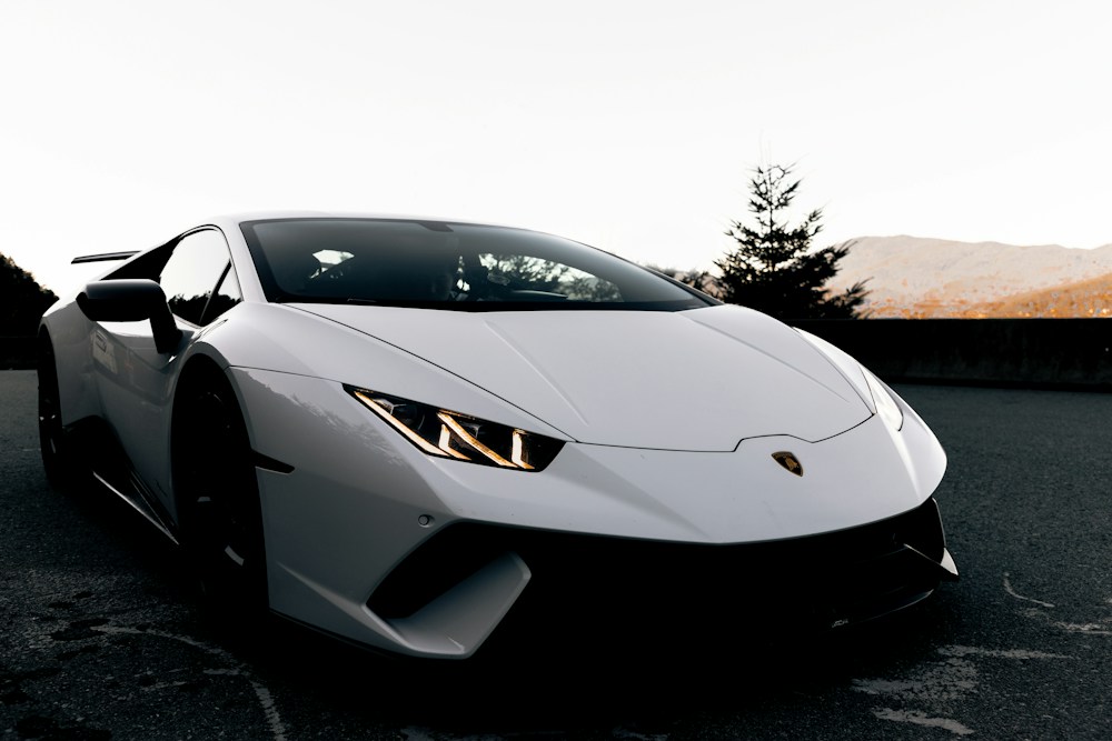Luxury car exterior and paint finish