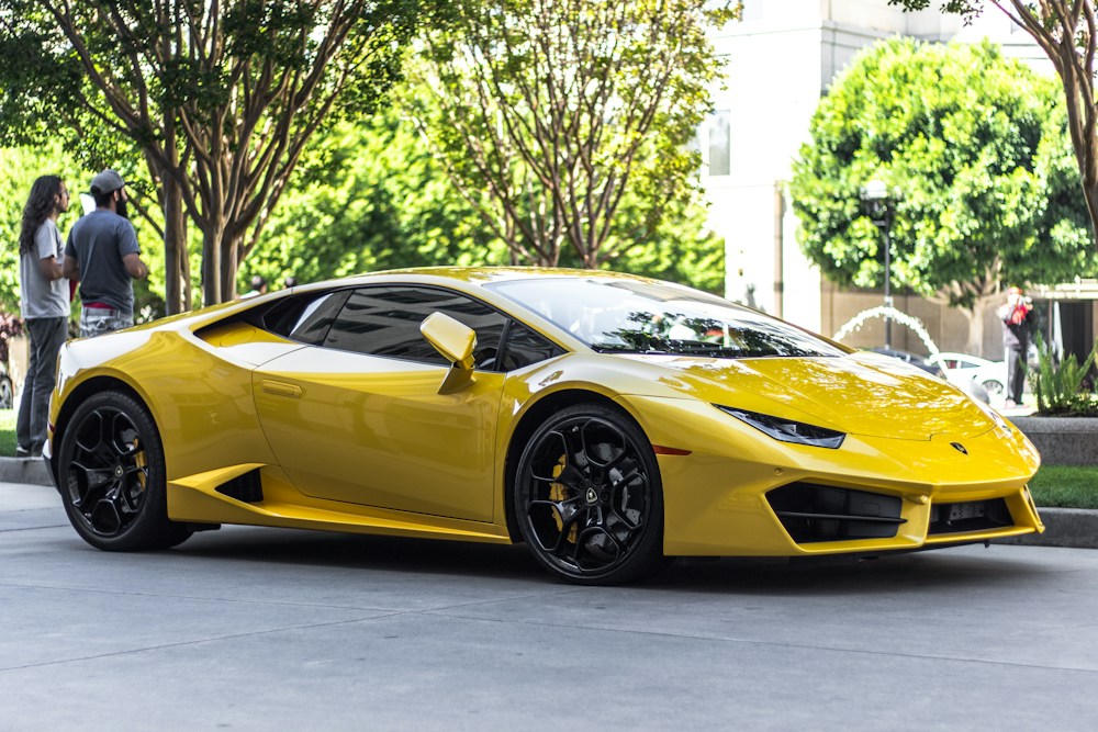 Premium sports car with a clean polished finish