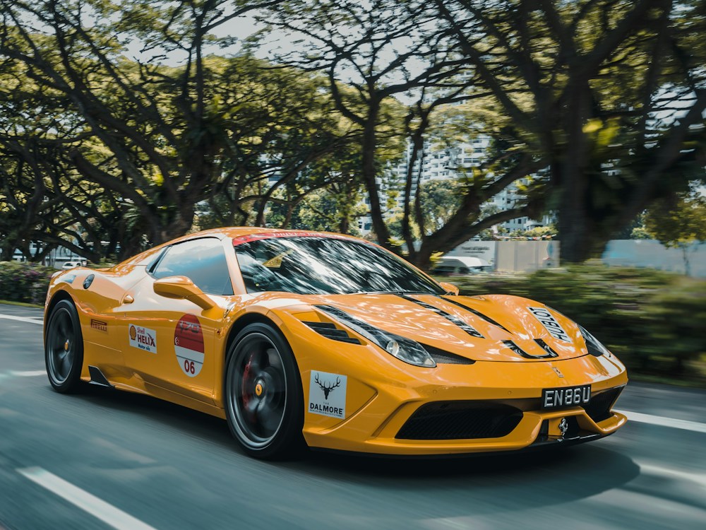 Performance car with meticulously finished bodywork